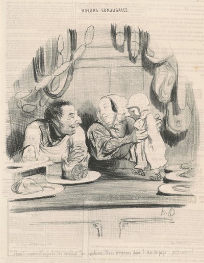 Ehi! Come guarda i cervelas... da Honoré Daumier
