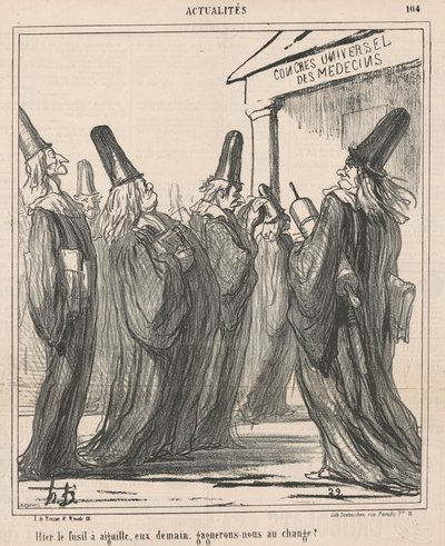 Ieri il fucile ad ago, loro domani... da Honoré Daumier