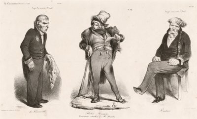 Huguet de Sémonville - Robert Macaire (Thiers) - Conte Roederer da Honoré Daumier