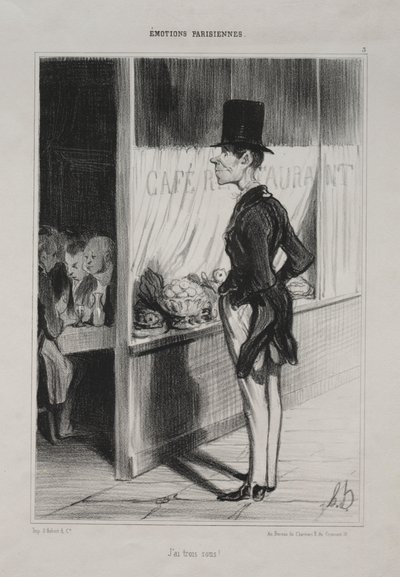 Ho tre sous! da Honoré Daumier