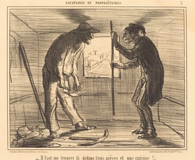 Il faut me trouver... trois pièces da Honoré Daumier