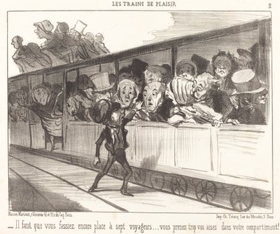 Devi ancora fare spazio... da Honoré Daumier