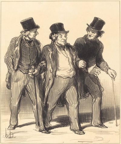Mi sembra di vedere... un... cane... senza museruola!... da Honoré Daumier