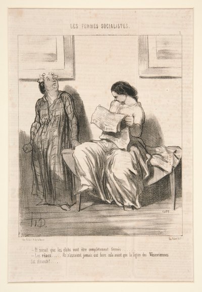 Sembra che i club saranno completamente chiusi da Honoré Daumier