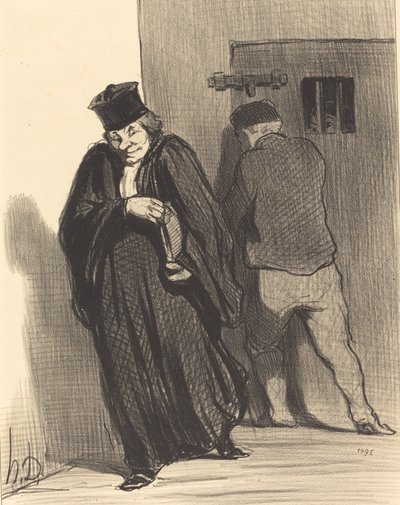 Sembra... che il mio ragazzo sia un grande scellerato... da Honoré Daumier