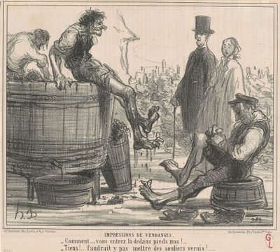 Impressioni di vendemmia da Honoré Daumier