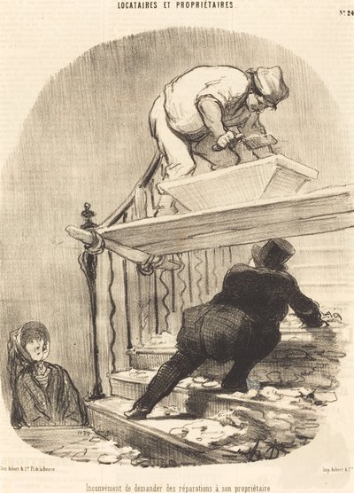 Inconveniente di Chiedere Riparazioni... da Honoré Daumier