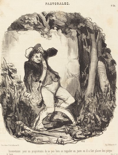 Inconveniente per un proprietario di non... da Honoré Daumier