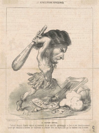 J. Martial Bineau (2ª tavola) da Honoré Daumier