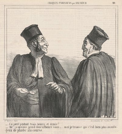 Ho parlato... tre ore e mezza! da Honoré Daumier