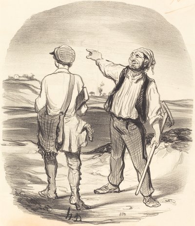 Ho visto una lepre... otto giorni fa! da Honoré Daumier