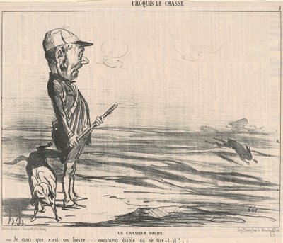 Credo che sia una lepre... da Honoré Daumier