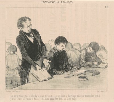 Non mi stupisco più se quello si tentava tranquillo ... da Honoré Daumier