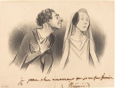 Parto più innamorato che... mai... da Honoré Daumier