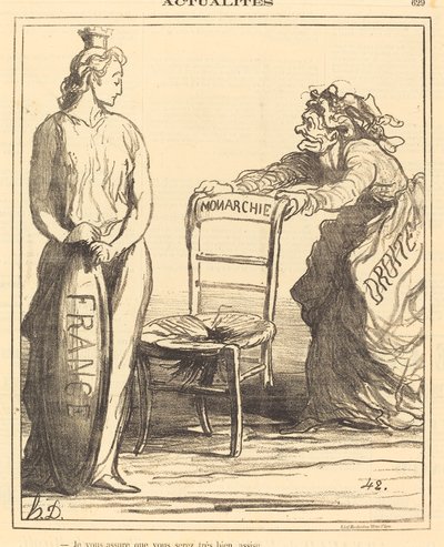 Vi assicuro che sarete molto comoda da Honoré Daumier