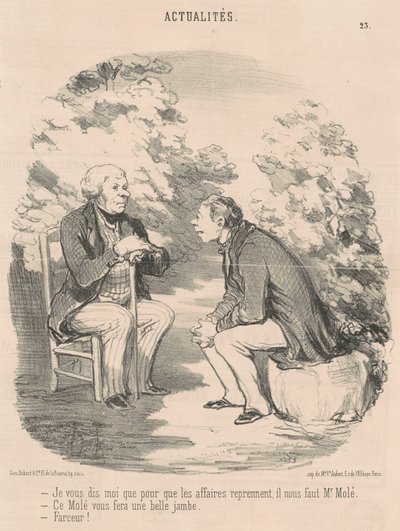 Vi dico che ... ci serve M. Molé ... da Honoré Daumier