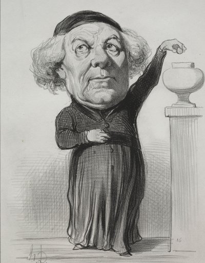 Jean Jacques Fayet, Vescovo di Orléans da Honoré Daumier