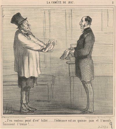 Non vogliamo il vostro biglietto... da Honoré Daumier