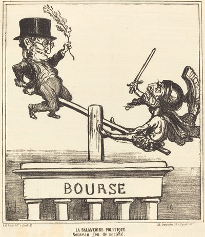 La bilancia politica da Honoré Daumier