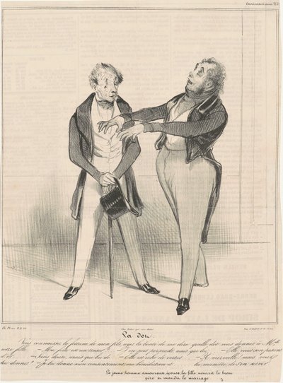 La dote... conosci la fortuna... da Honoré Daumier