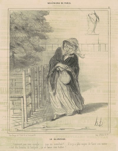 La spigolatrice da Honoré Daumier