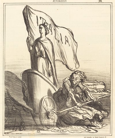 La Stampa reazionaria cerca invano... da Honoré Daumier