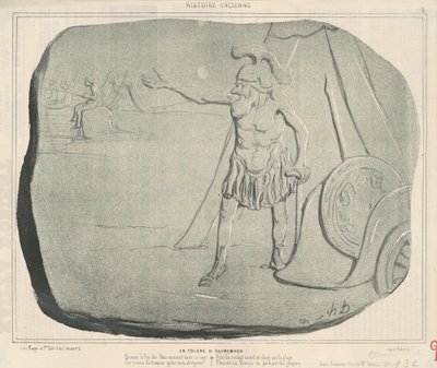 La collera di Agamennone da Honoré Daumier