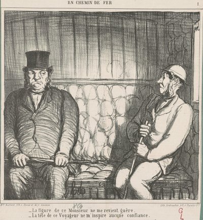 La figura di questo signore non mi convince... da Honoré Daumier