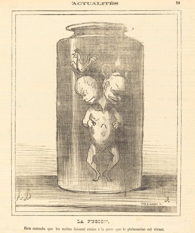 La Fusione da Honoré Daumier