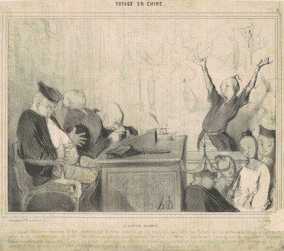 La giustizia cinese da Honoré Daumier