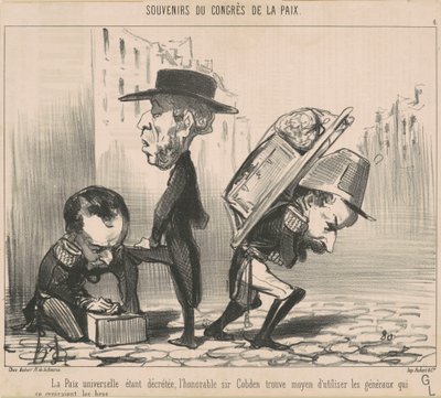 La pace universale è stata decretata... da Honoré Daumier