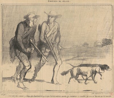 La pioggia cade già così da... da Honoré Daumier