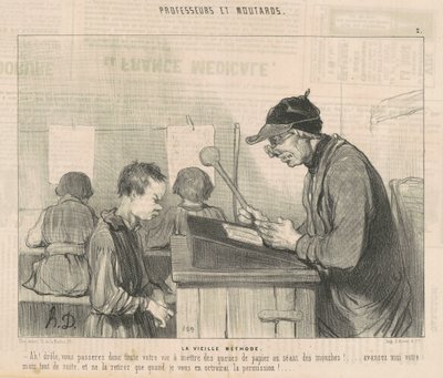 Il vecchio metodo da Honoré Daumier