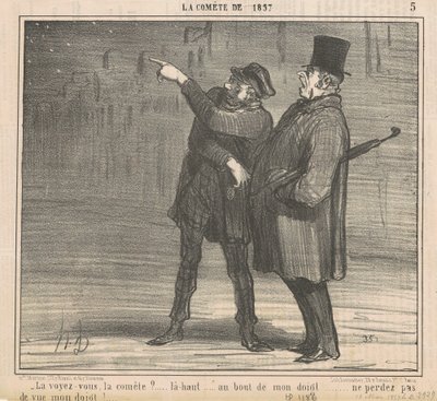 La vedete la cometa? da Honoré Daumier