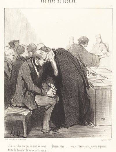Laissez dire un peu de mal de vous... da Honoré Daumier
