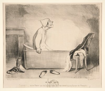 Il Bagno Caldo. Sapristi! da Honoré Daumier