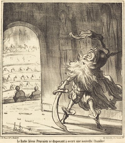 La barba blu prussiana... da Honoré Daumier