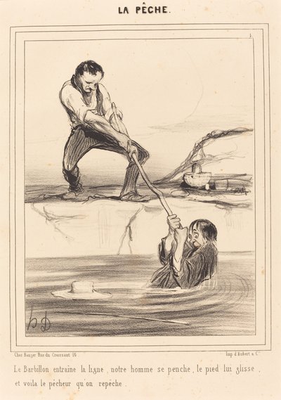 Le Barbillon entraine... da Honoré Daumier