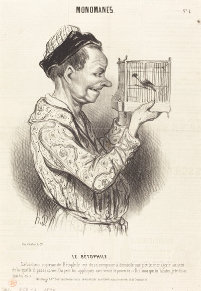 Il Betofilo da Honoré Daumier