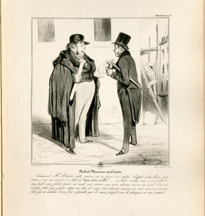Le Charivari, Satirico in N & B da Honoré Daumier