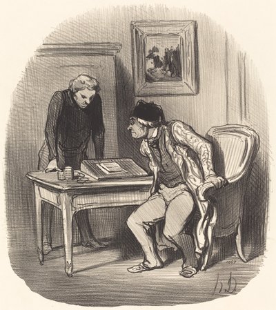 Il conto è esatto?... da Honoré Daumier
