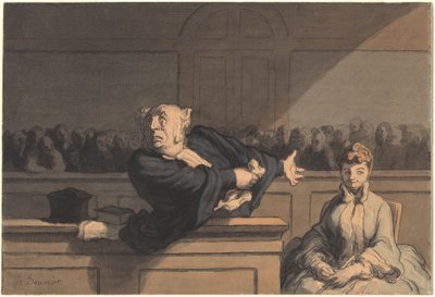 Il difensore da Honoré Daumier