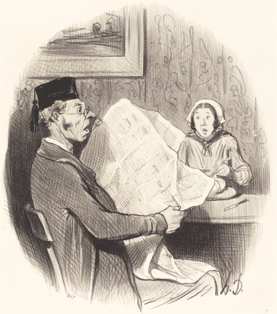 Il formato sempre più mostruoso da Honoré Daumier