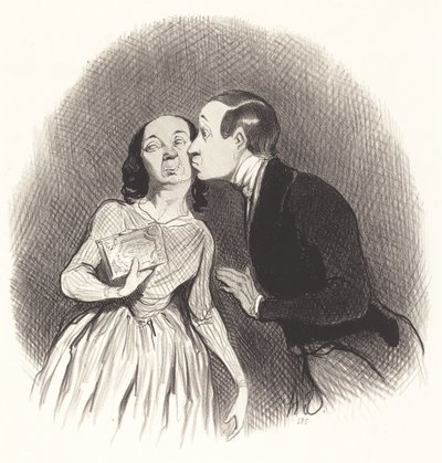 Il giorno di Capodanno da Honoré Daumier