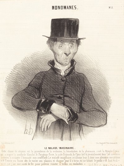 Il Malato Immaginario da Honoré Daumier