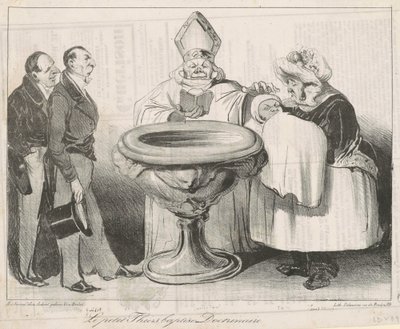 Il piccolo Thiers, battezzato dottrinario da Honoré Daumier