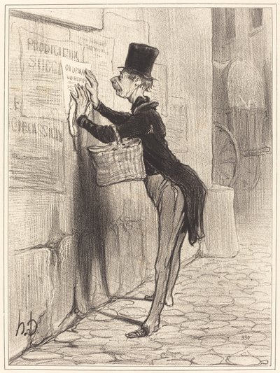 Il Piazzista da Honoré Daumier