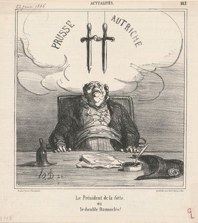 Il presidente della dieta da Honoré Daumier