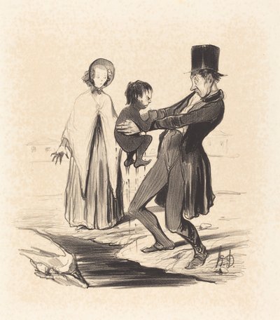 Le Puits de Grenelle da Honoré Daumier