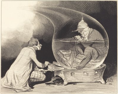 Il ringiovanimento del Costituzionale da Honoré Daumier